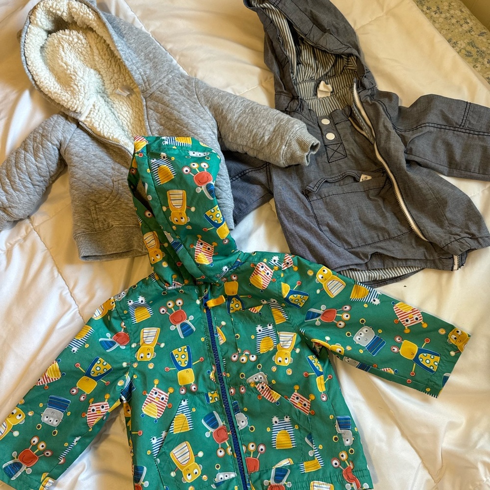Bundle of jackets  - H&M, carters
